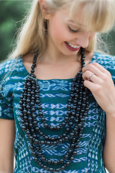 Black Stone Necklace