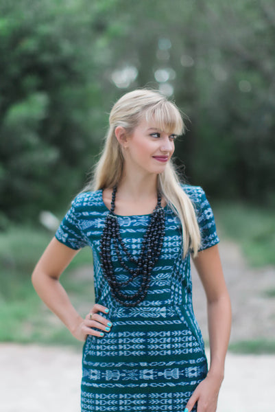 Black Stone Necklace