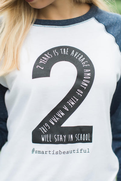 The Two Year Raglan tee