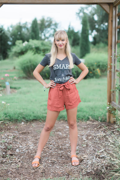 Smart is Beautiful "Nerd Girl" V-neck tee