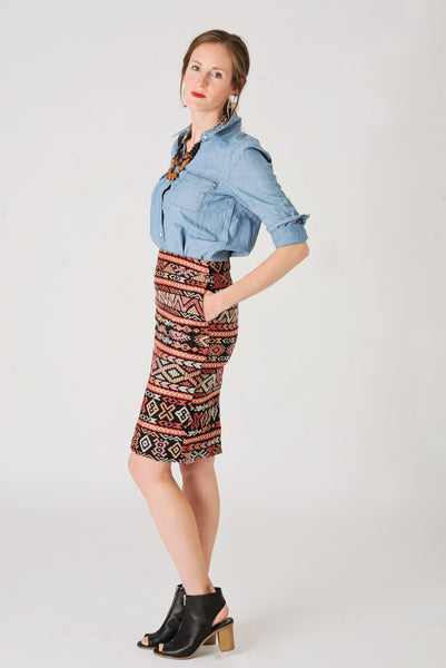 Mayan Pencil Skirt