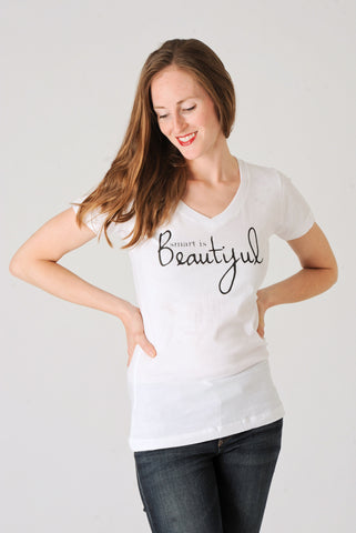 Smart is Beautiful V-Neck